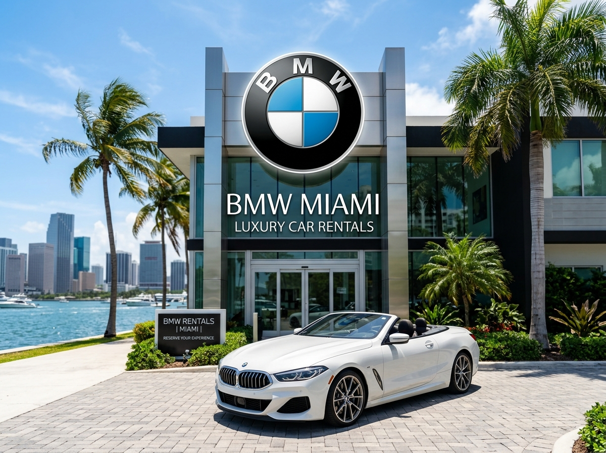 BMW roundel logo for Miami rental